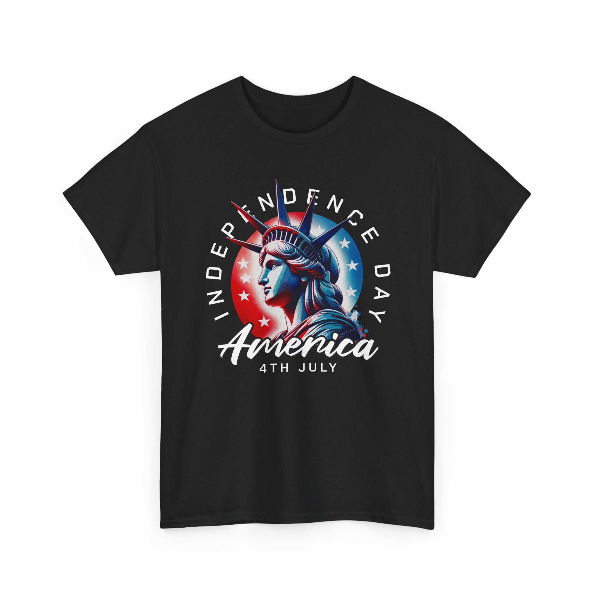 Statue of Liberty 4th of July T-Shirt | Patriotic America Independence Day Graphic Tee