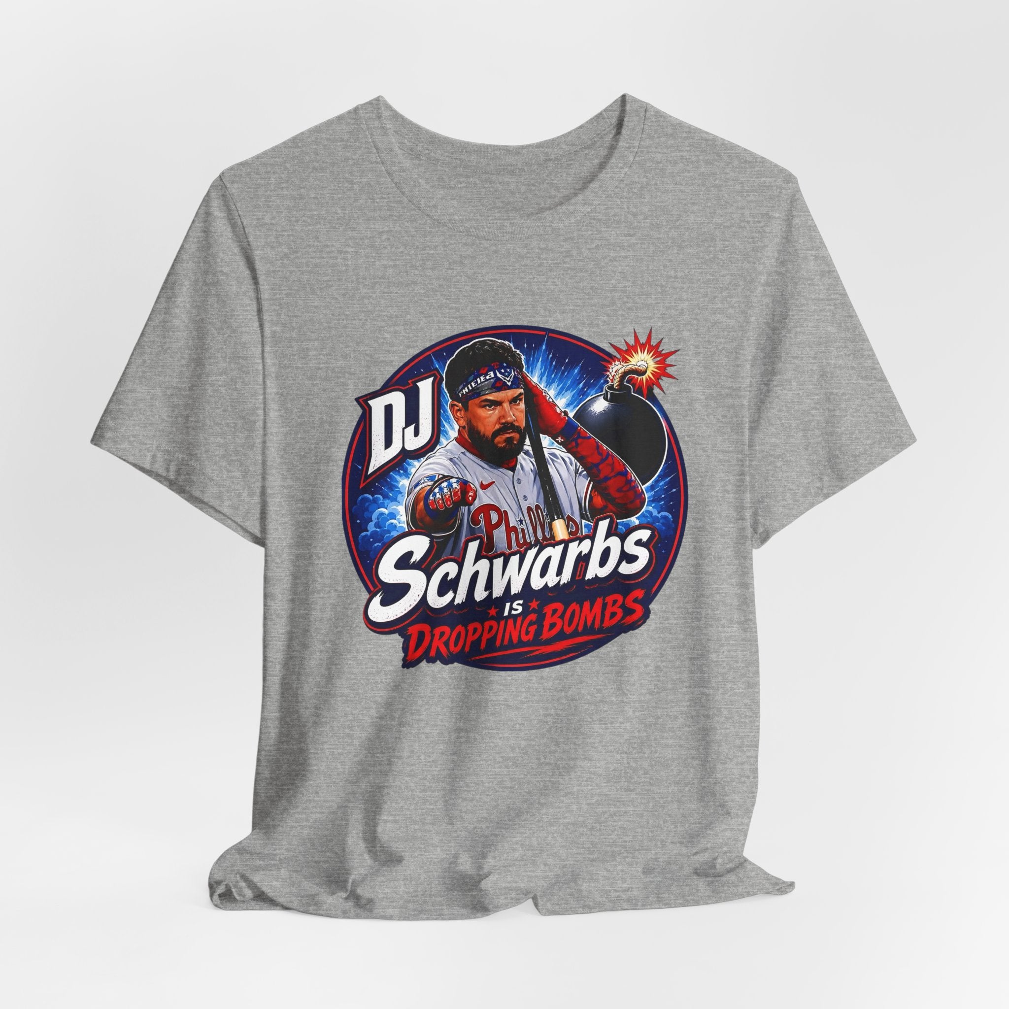 Kyle Schwarber "DJ Schwarbs" Dropping Bombs Shirt | Philly Baseball Fan Tee