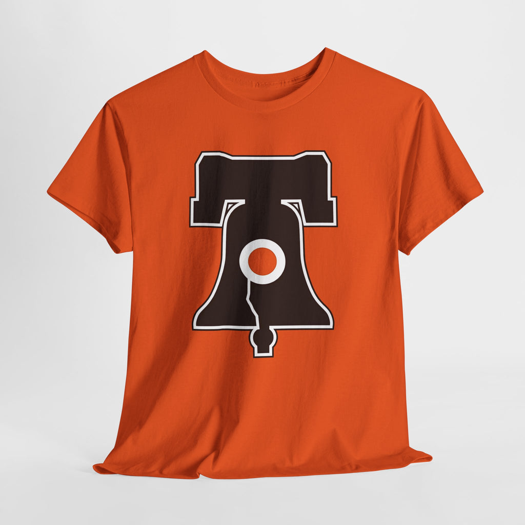 Philadelphia Hockey Liberty Bell T-Shirt | Premium Orange, Black, & White Fan Apparel