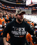 Philadelphia Hockey Fans "Puck Everybody Ignite The Orange" Hoodie - Unisex Graphic Sweatshirt