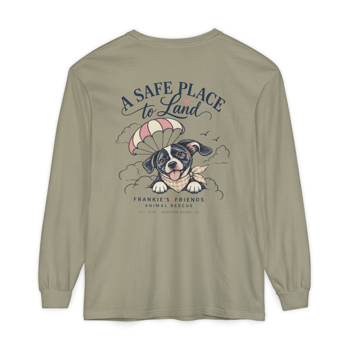 Frankie's Friends Comfort Colors Long Sleeve Tee