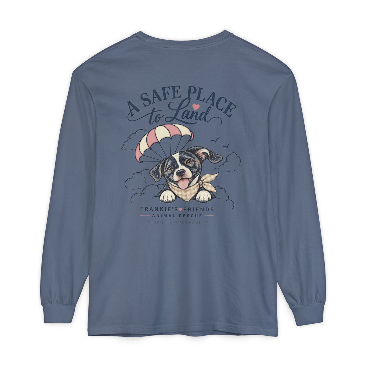 Frankie's Friends Comfort Colors Long Sleeve Tee
