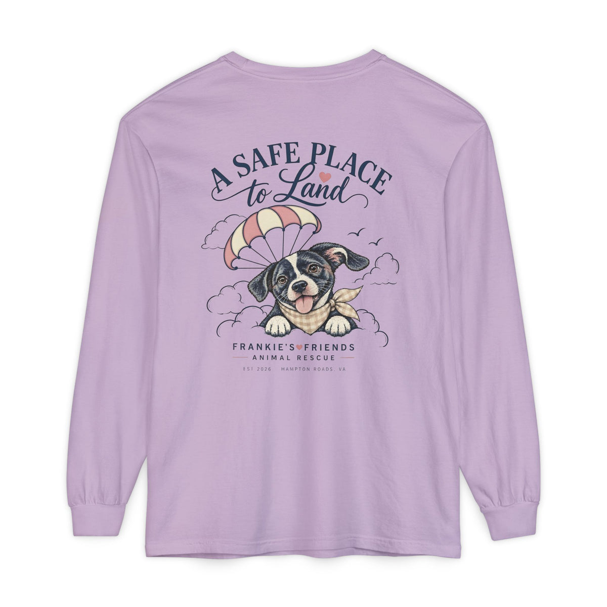 Frankie's Friends Comfort Colors Long Sleeve Tee