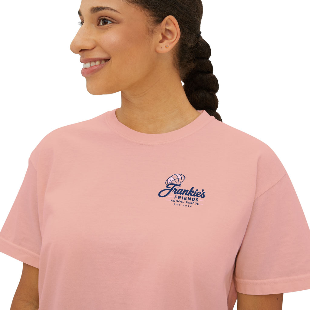 Frankie's Friends Comfort Colors Boxy Tee | A Safe Place to Land