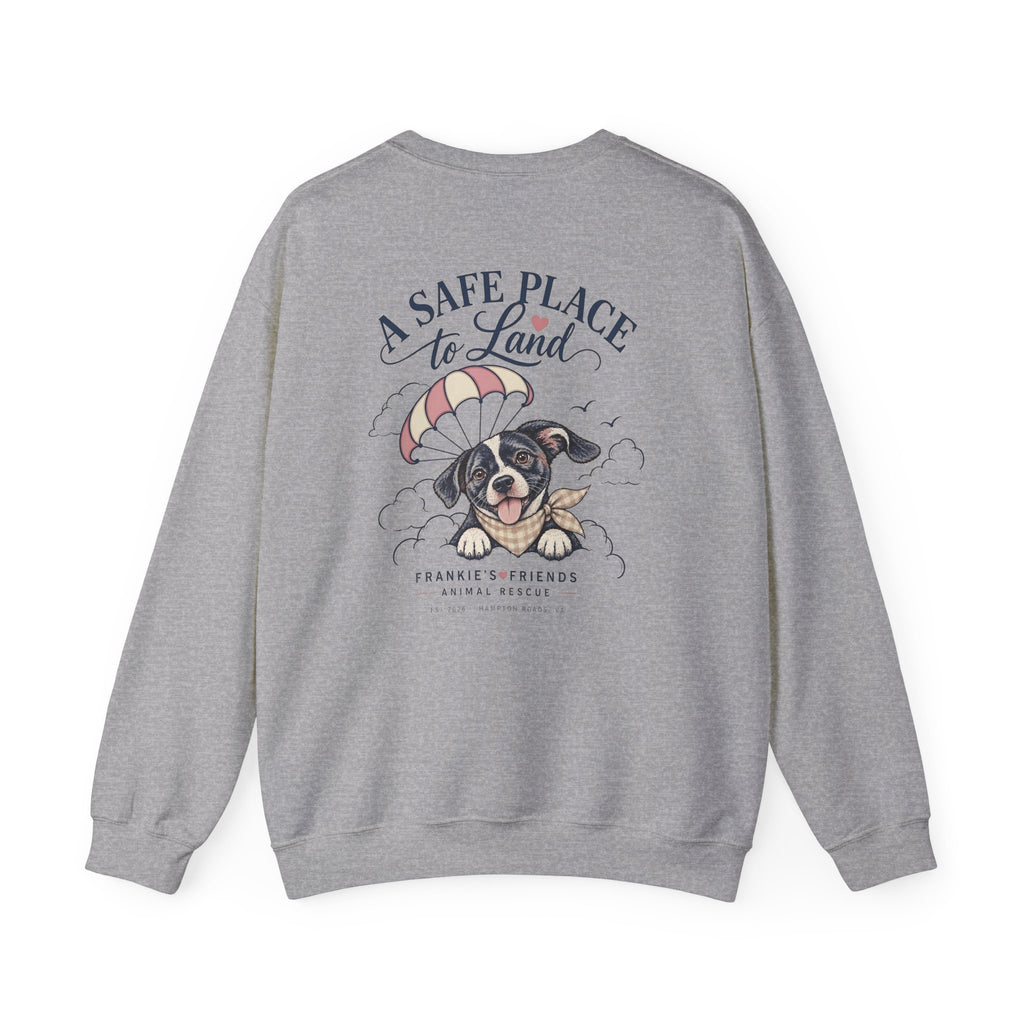 Frankie's Friends Sweatshirt | A Safe Place to Land Rescue Crewneck