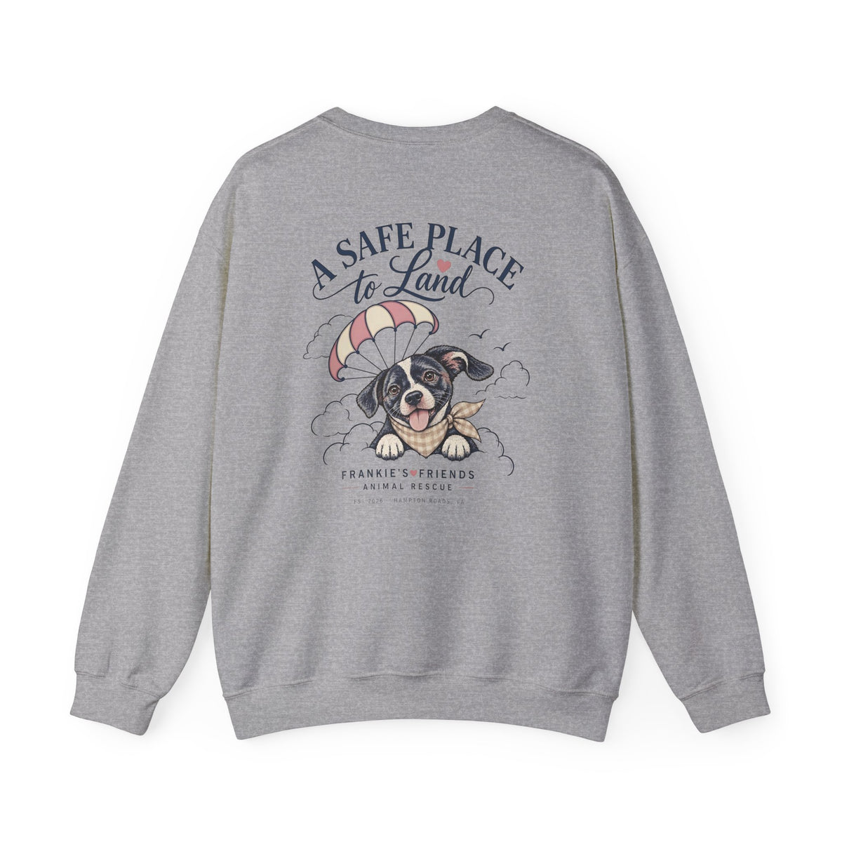 Frankie's Friends Sweatshirt | A Safe Place to Land Rescue Crewneck