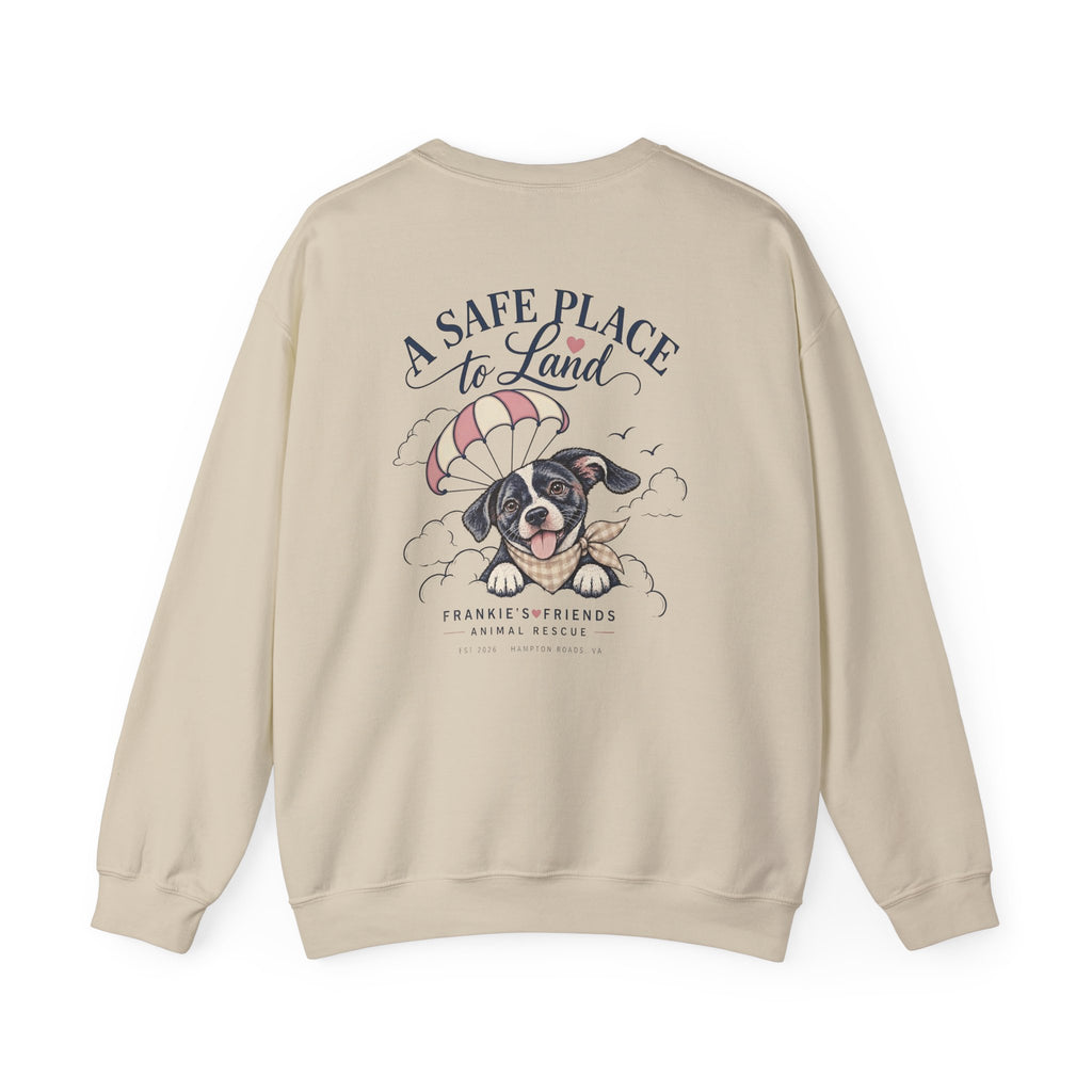 Frankie's Friends Sweatshirt | A Safe Place to Land Rescue Crewneck