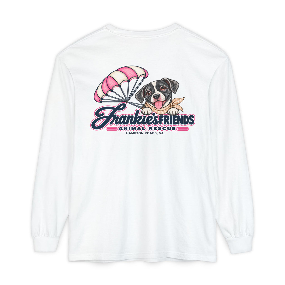 Frankie's Friends Pink Parachute Long Sleeve Tee