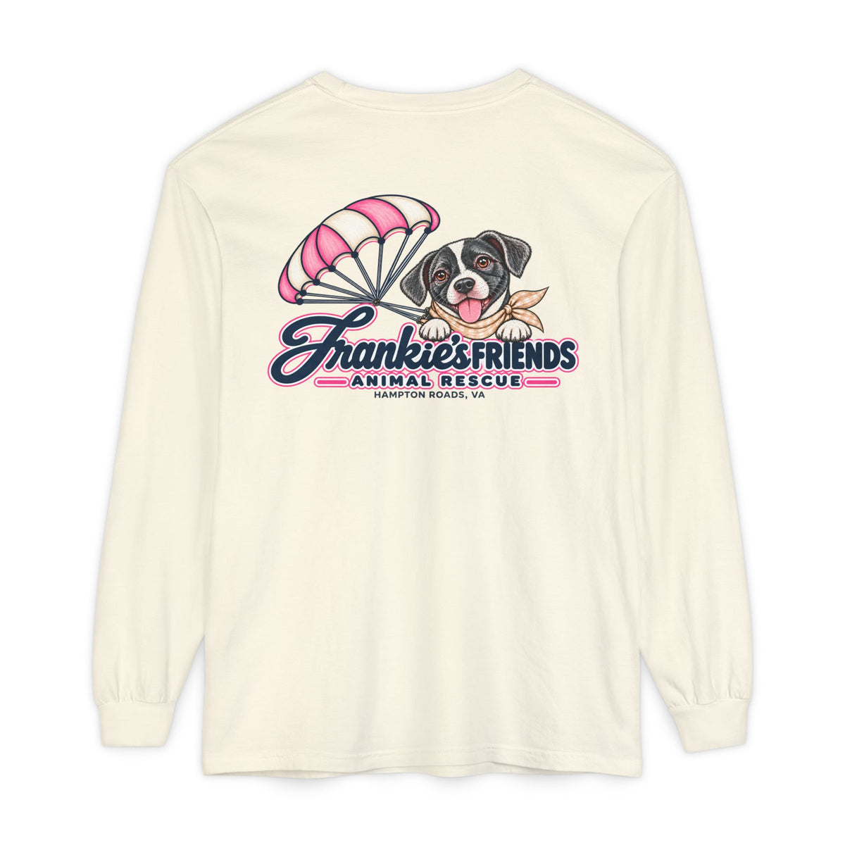 Frankie's Friends Pink Parachute Long Sleeve Tee