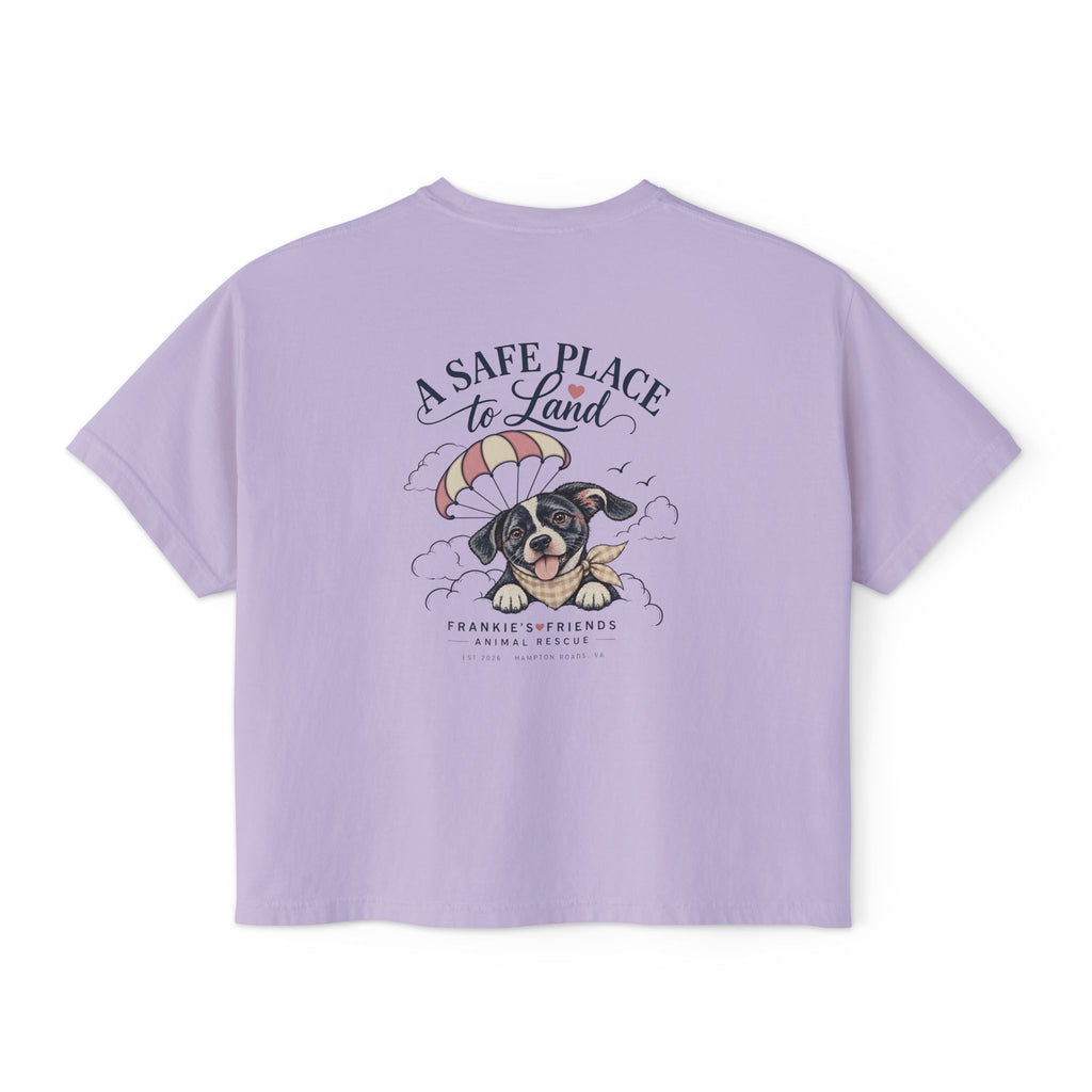 Frankie's Friends Comfort Colors Boxy Tee | A Safe Place to Land