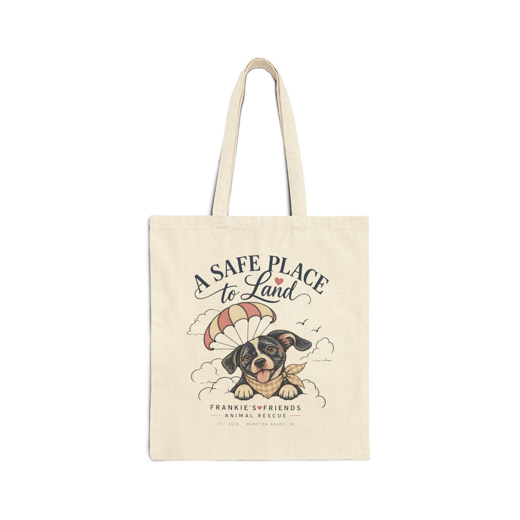 Frankie's Friends Canvas Tote Bag | A Safe Place to Land