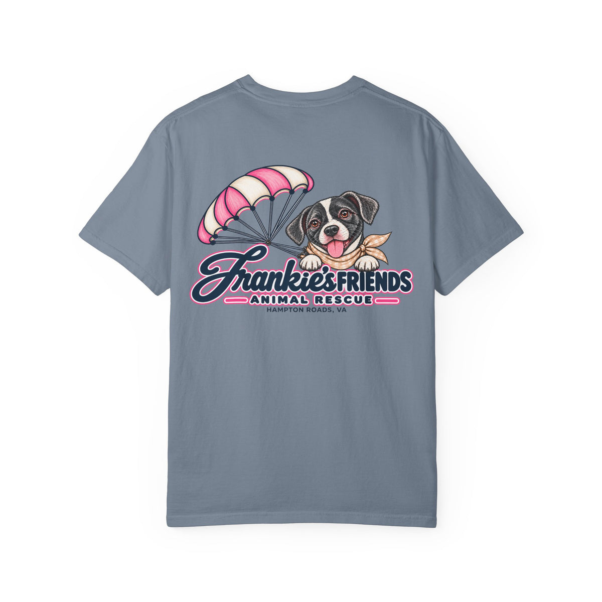Frankie's Friends Comfort Colors 1717 Tee | Pink Parachute