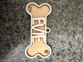 Personalized Dog Bone Christmas Ornament | Laser Engraved