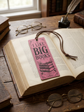 Leather Bookmark – Apothecary Aesthetic | Laser Engraved