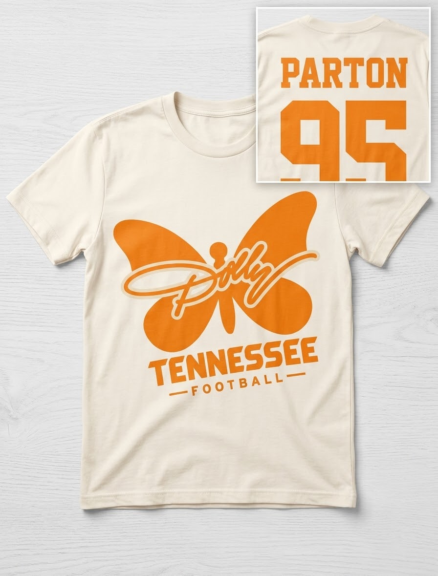 Dolly Butterfly 95 Tennessee Vols Tee