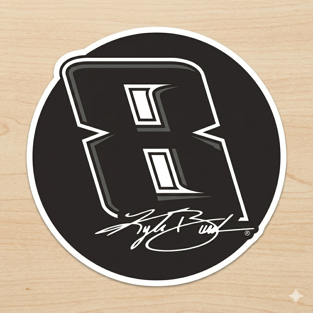 Kyle Busch 8 tribute sticker