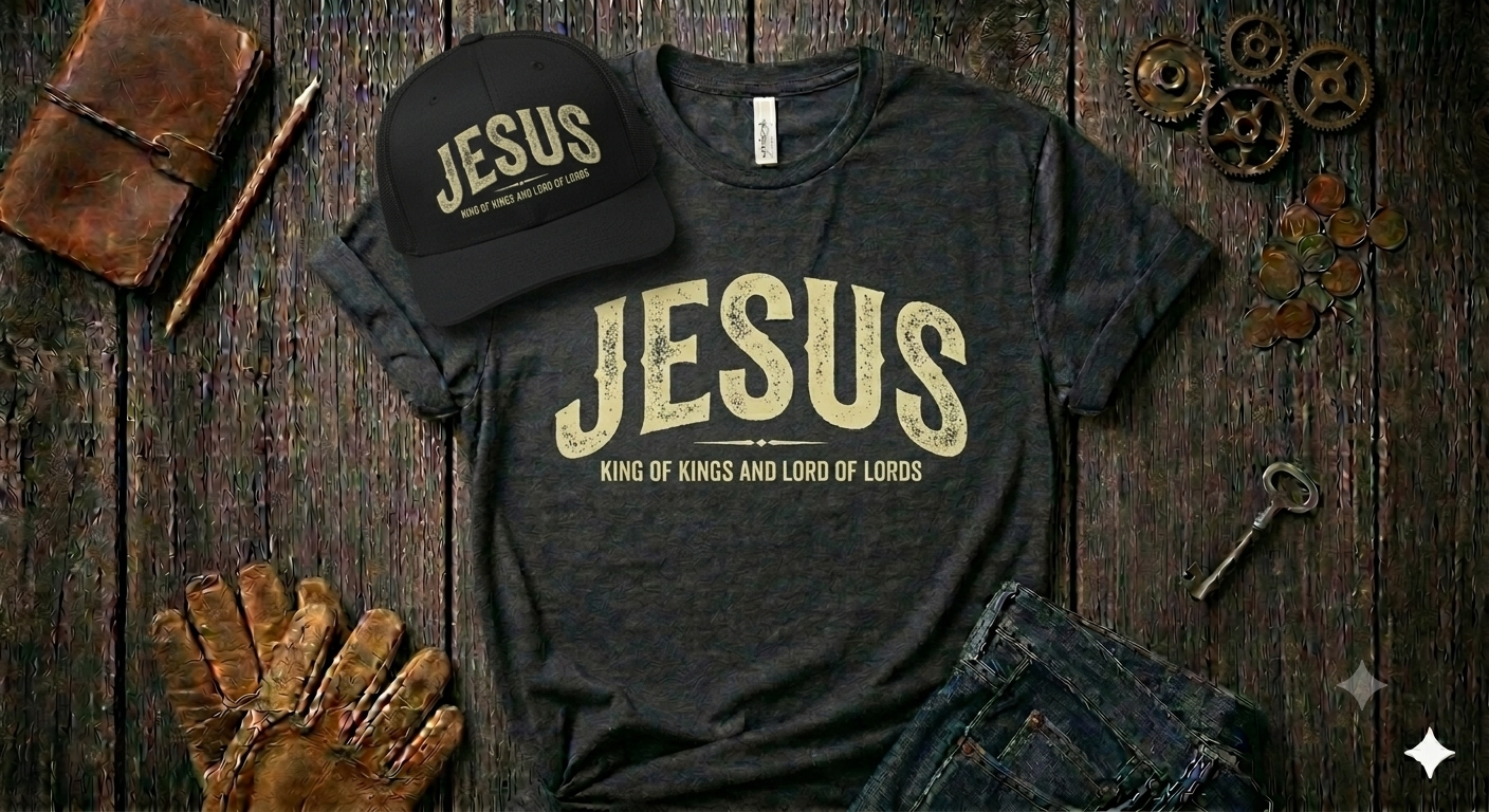 Black Jesus Trucker Hat - King of Kings Christian Cap