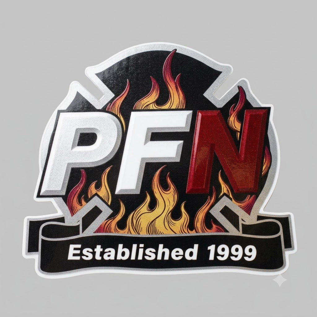 Philly Fire News 3" Logo Sticker