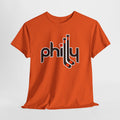 Philadelphia Hockey "Philly" Sticks Graphic T-Shirt | Orange & Black  Flyers Gameday Apparel
