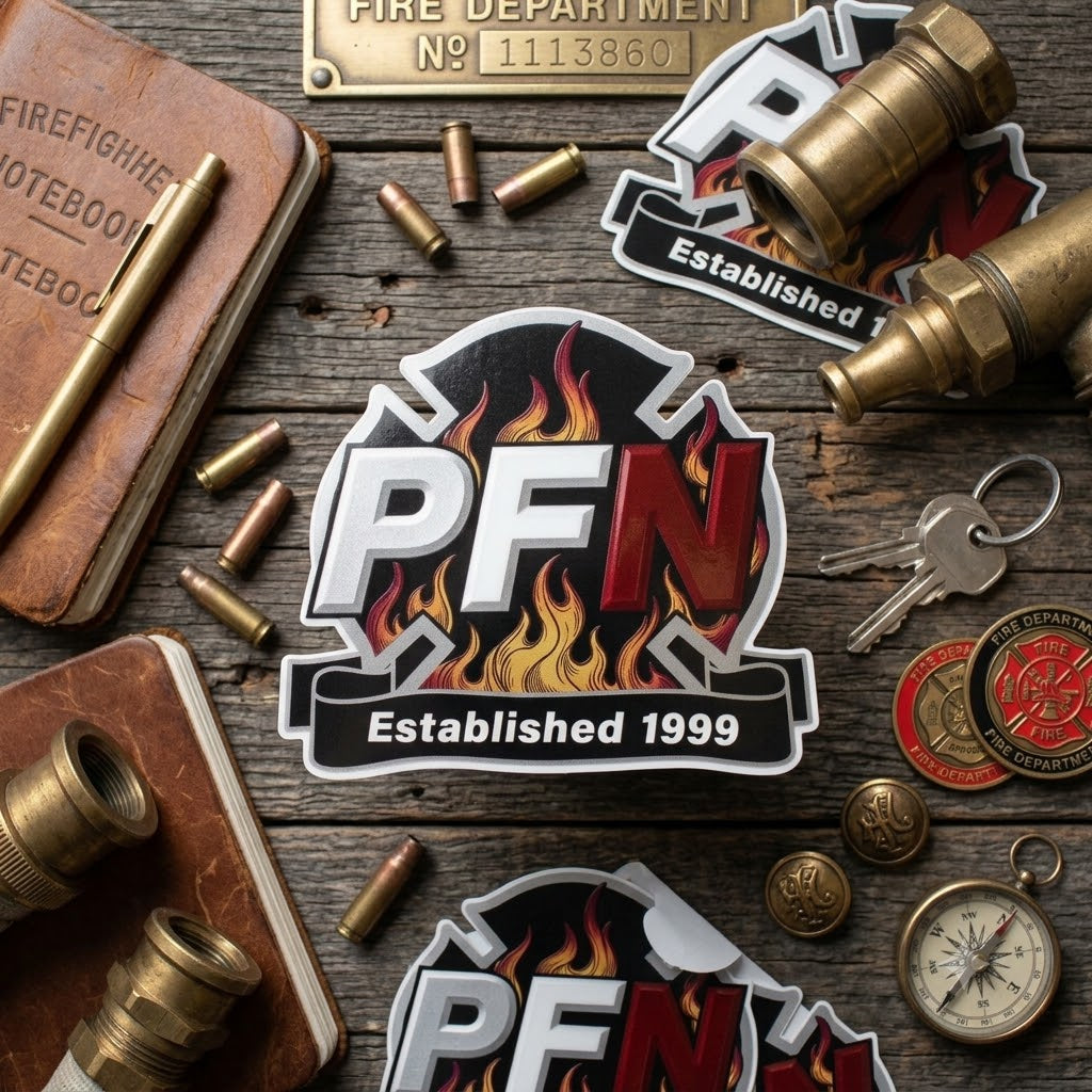 Philly Fire News 3" Logo Sticker